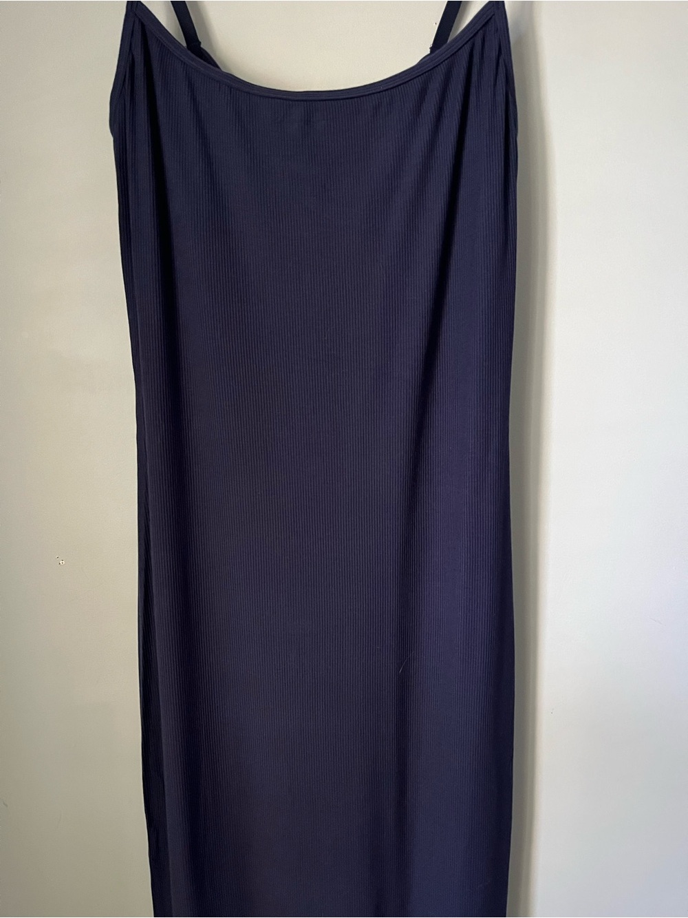 Yitty By Lizzo Soft Rib Deep Navy Blue Maxi Dress Size Medium NWT - Picture 5 of 16